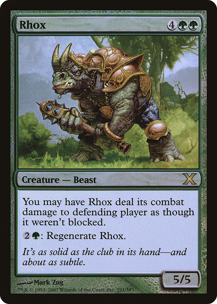 Rhox (10E-291★) [Tenth Edition] Foil