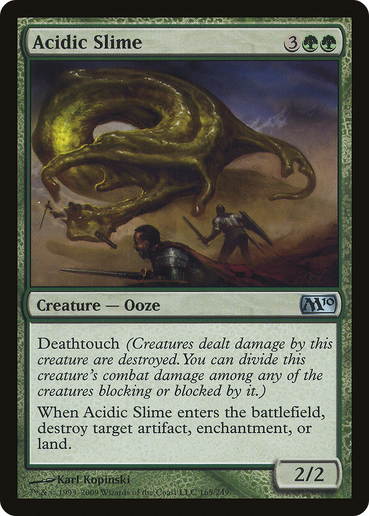 Acidic Slime (M10-165) [Magic 2010]