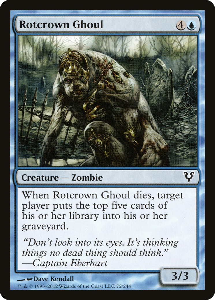 Rotcrown Ghoul (AVR-072) [Avacyn Restored]