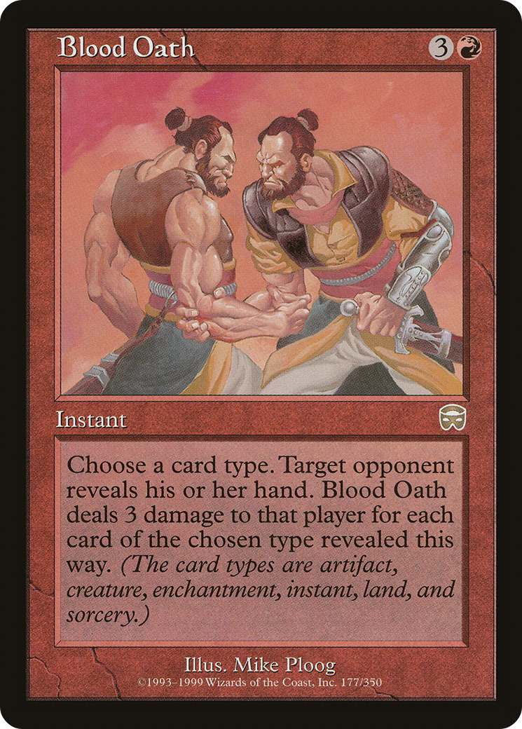 Blood Oath (MMQ-177) [Mercadian Masques]