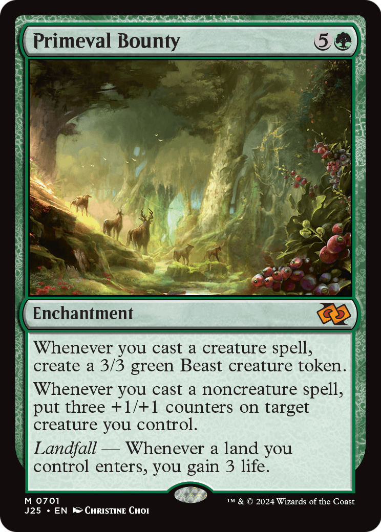 Primeval Bounty (J25-701) [Foundations Jumpstart]