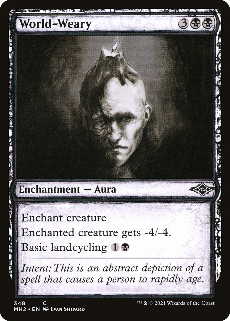 World-Weary (Showcase) (MH2-348) [Modern Horizons 2] Foil