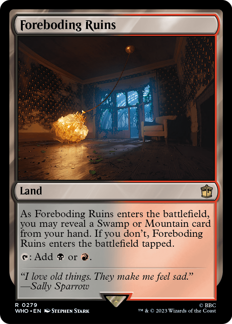 Foreboding Ruins (WHO-279) [Doctor Who] Foil