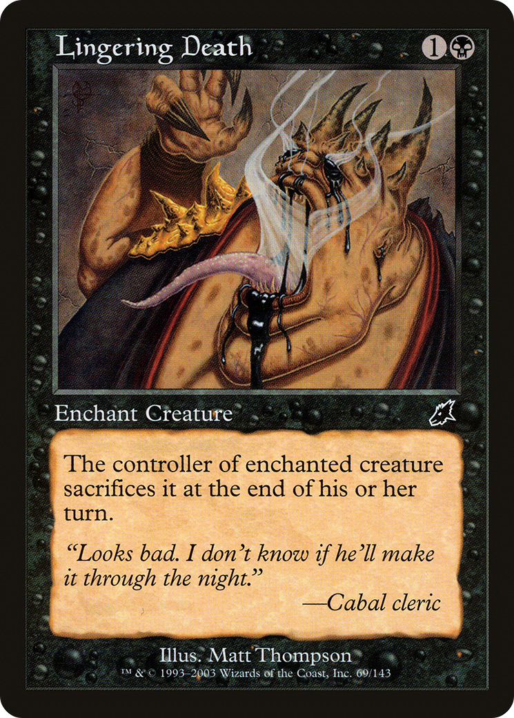 Lingering Death (SCG-069) [Scourge] Foil