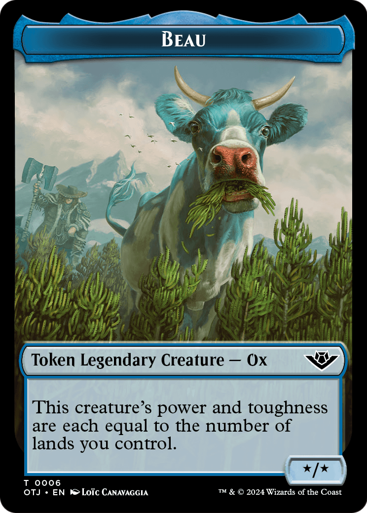 Beau (TOTJ-006) [Outlaws of Thunder Junction Tokens] Foil