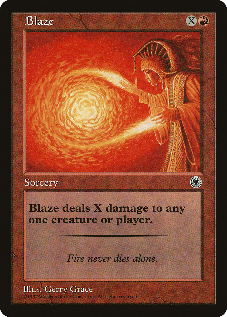 Blaze (Flavor Text) [Portal]