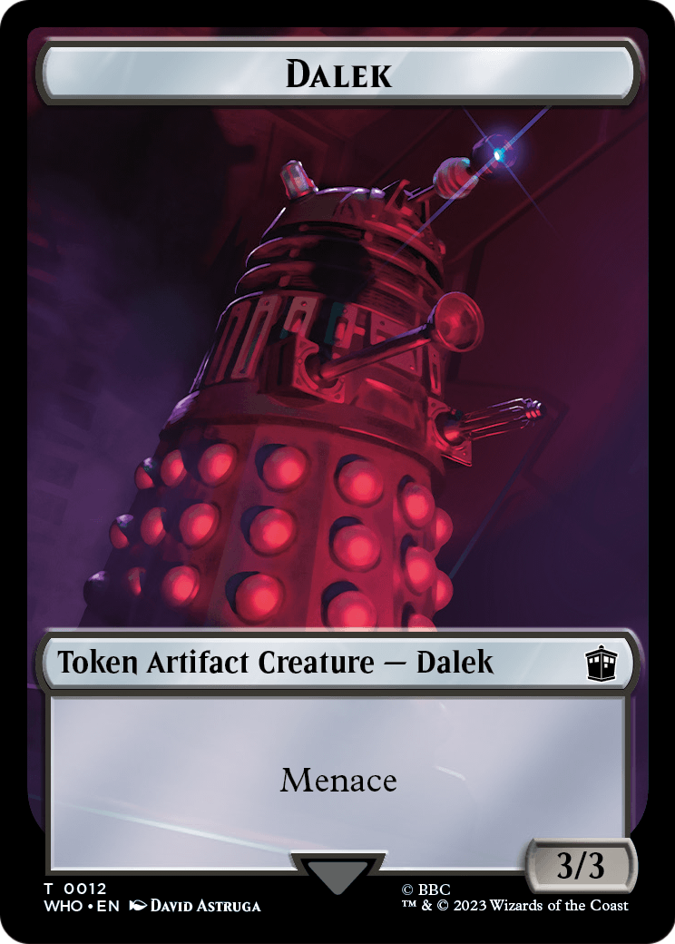 Dalek (TWHO-012) [Doctor Who Tokens] Foil