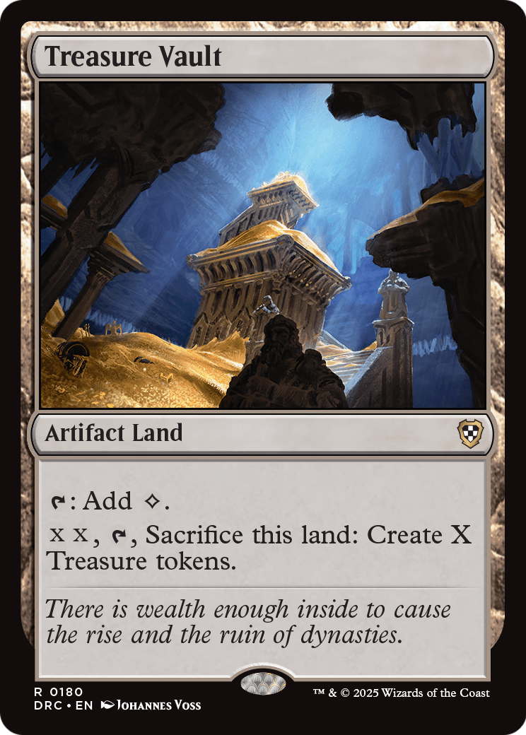 Treasure Vault (DRC-180) [Commander: Aetherdrift]