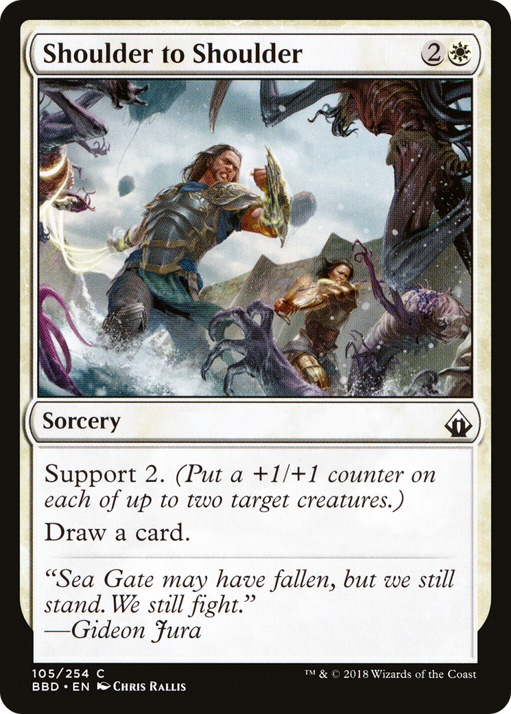 Shoulder to Shoulder (BBD-105) [Battlebond] Foil