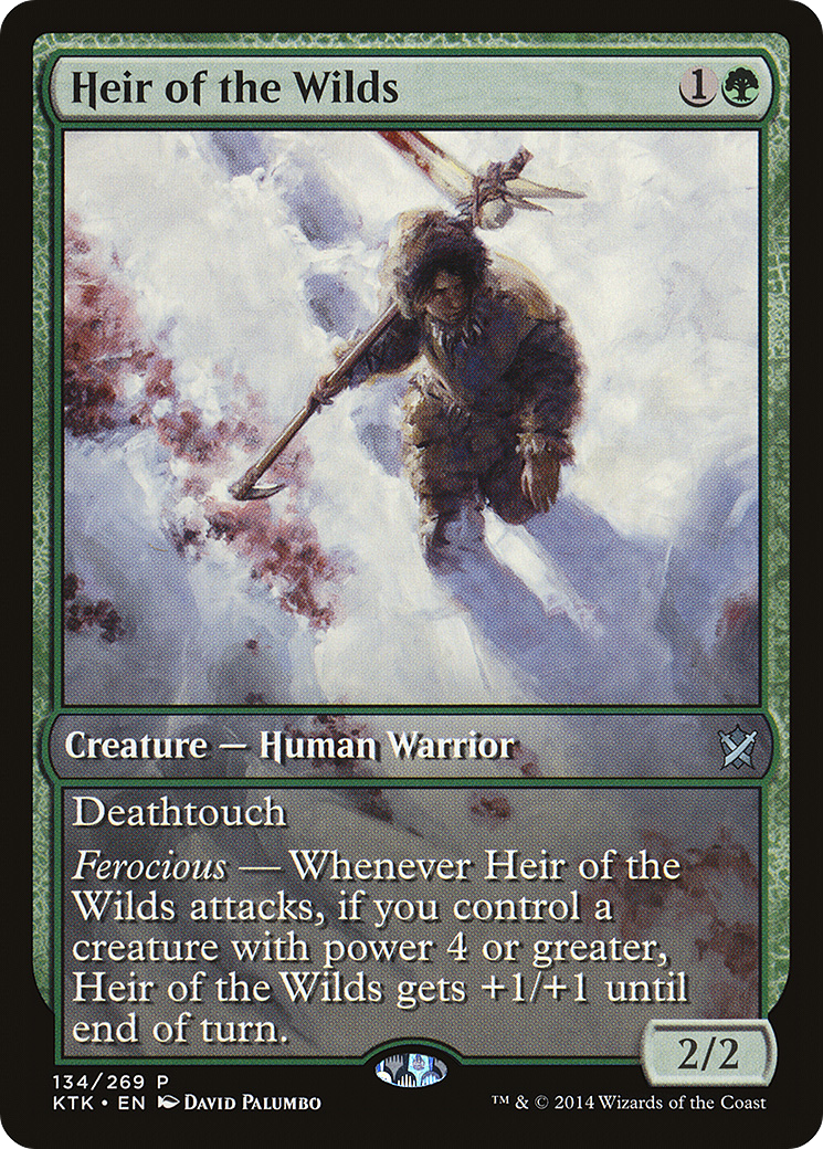 Heir of the Wilds (GAME-134) [Khans of Tarkir Promos]
