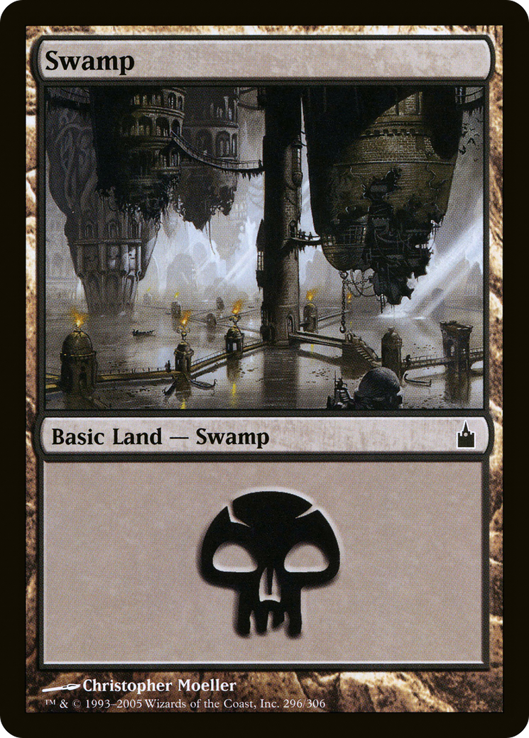 Swamp (RAV-296) [Ravnica: City of Guilds] Foil