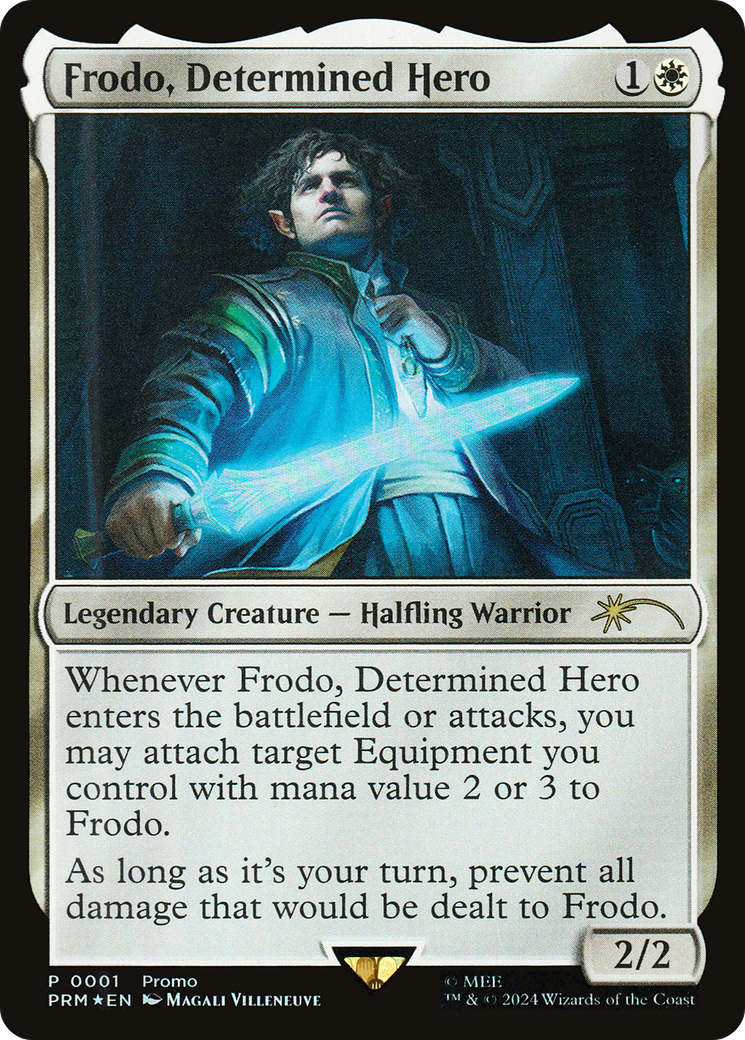 Frodo, Determined Hero (UMP-001) [Tales of Middle-earth Deluxe Commander Kit] Foil