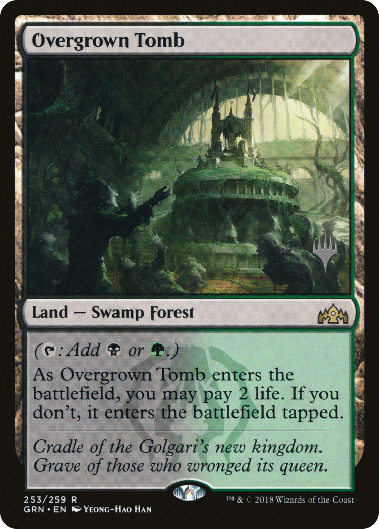 Overgrown Tomb (PPELD-253) [Promo Pack: Guilds of Ravnica Promos] Foil