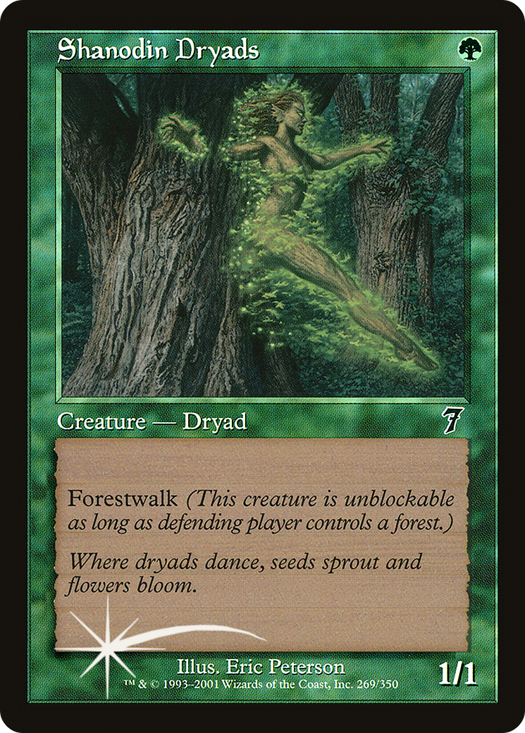 Shanodin Dryads (7ED-269★) [7th Edition] Foil