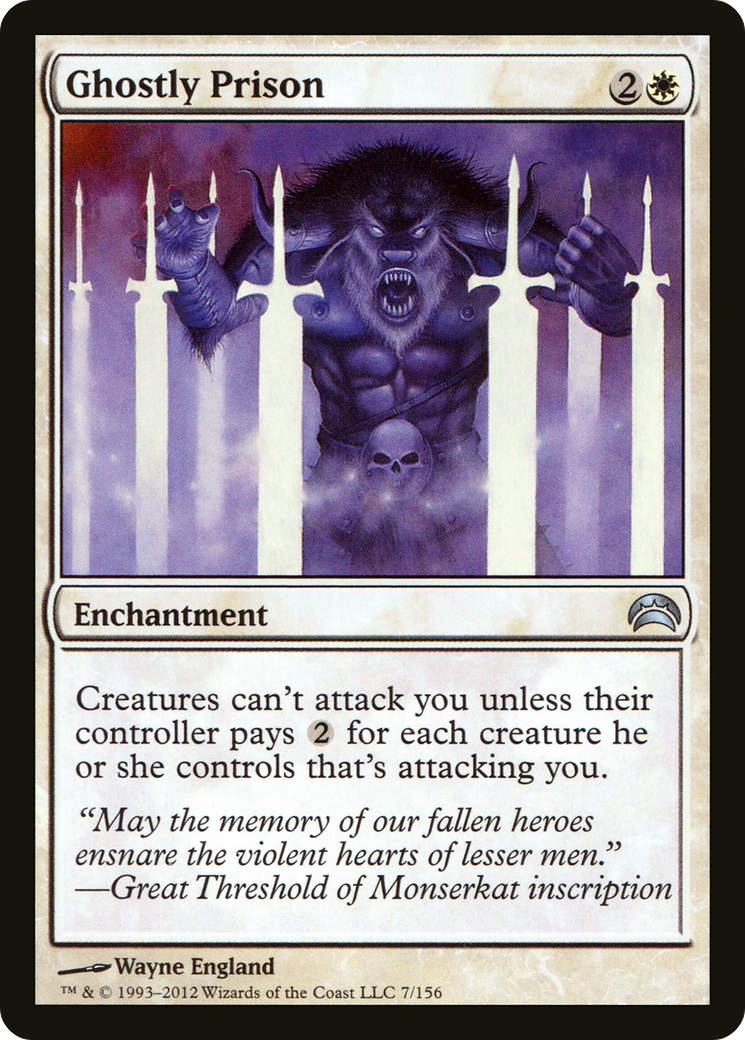 Ghostly Prison (PC2-007) [Planechase 2012]