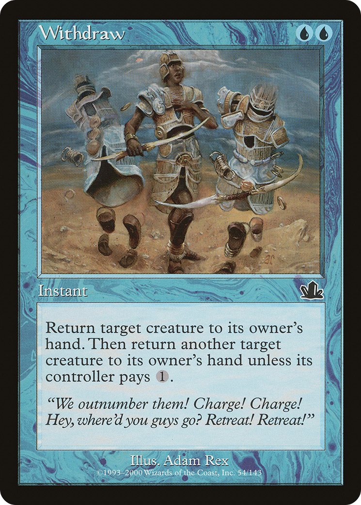 Withdraw (PCY-054) [Prophecy] Foil