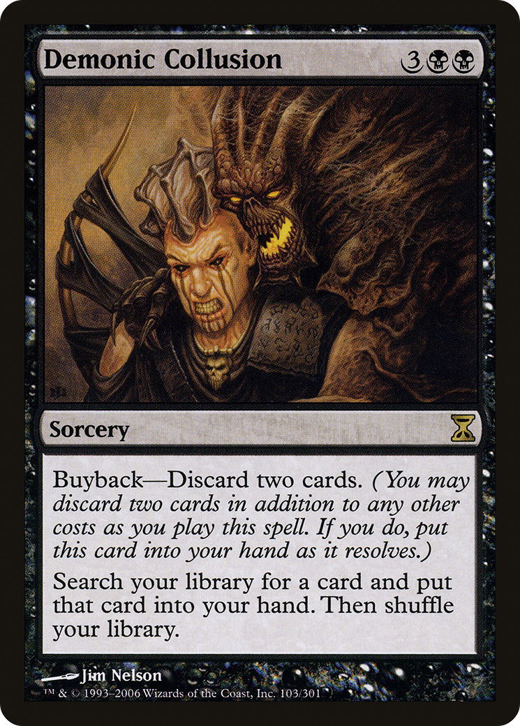 Demonic Collusion (TSP-103) [Time Spiral] Foil