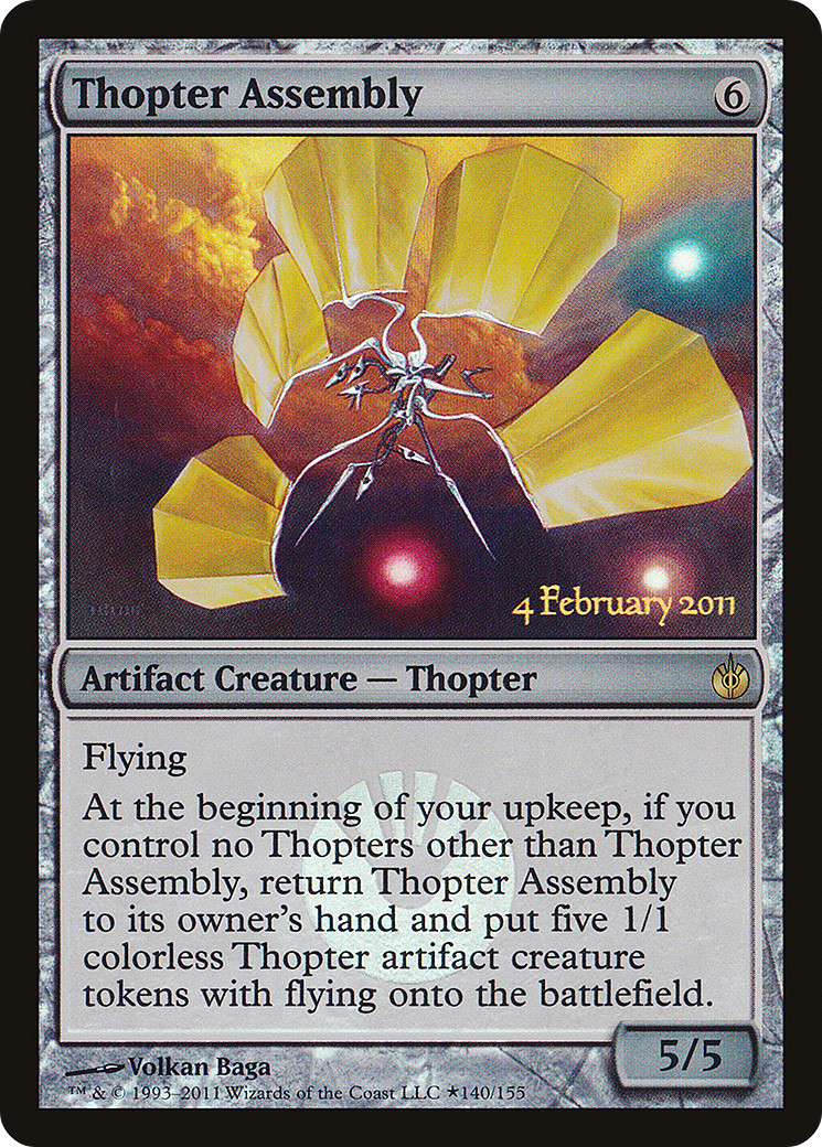 Thopter Assembly (LARP-140) [Mirrodin Besieged Promos] Foil