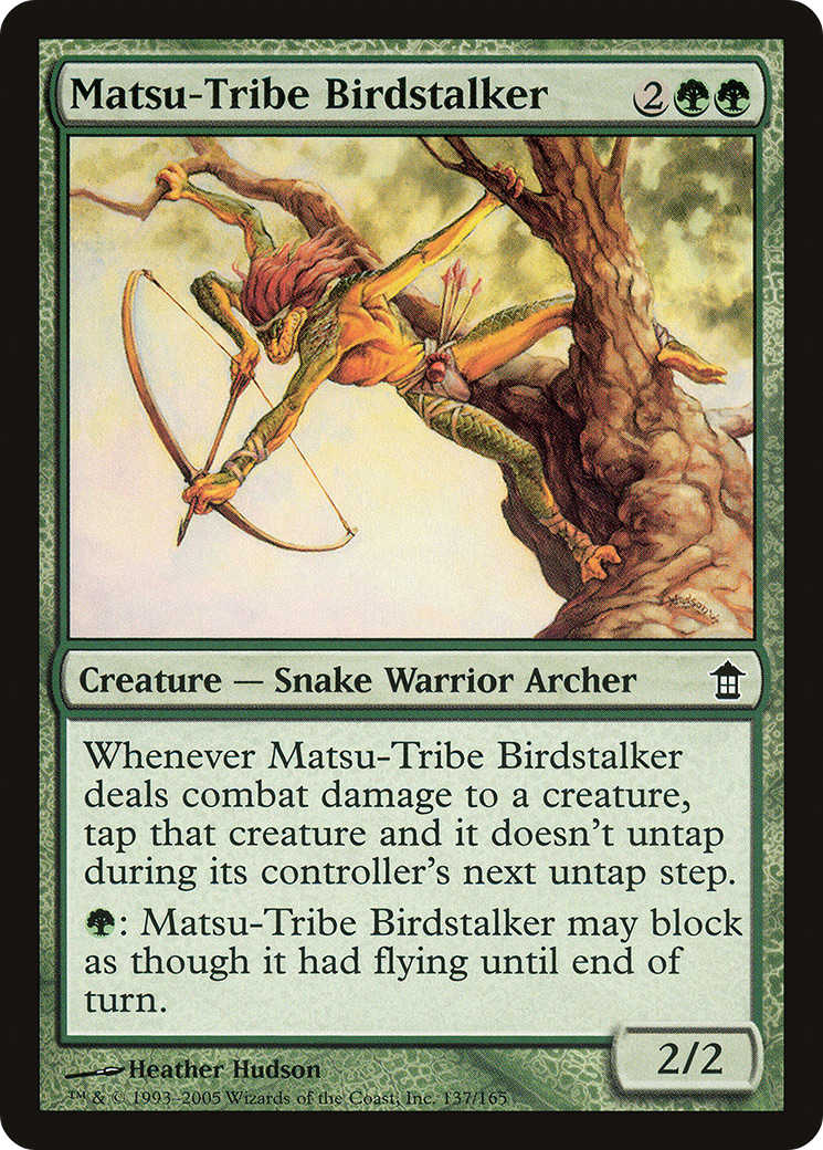 Matsu-Tribe Birdstalker (SOK-137) [Saviors of Kamigawa] Foil