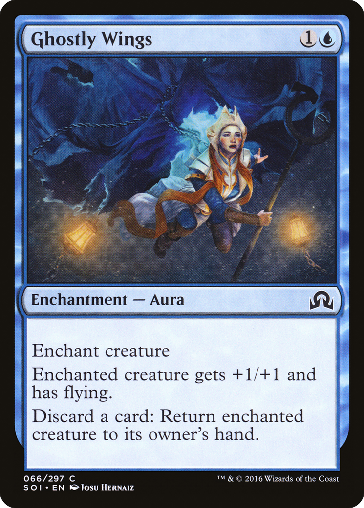 Ghostly Wings (SOI-066) [Shadows over Innistrad] Foil
