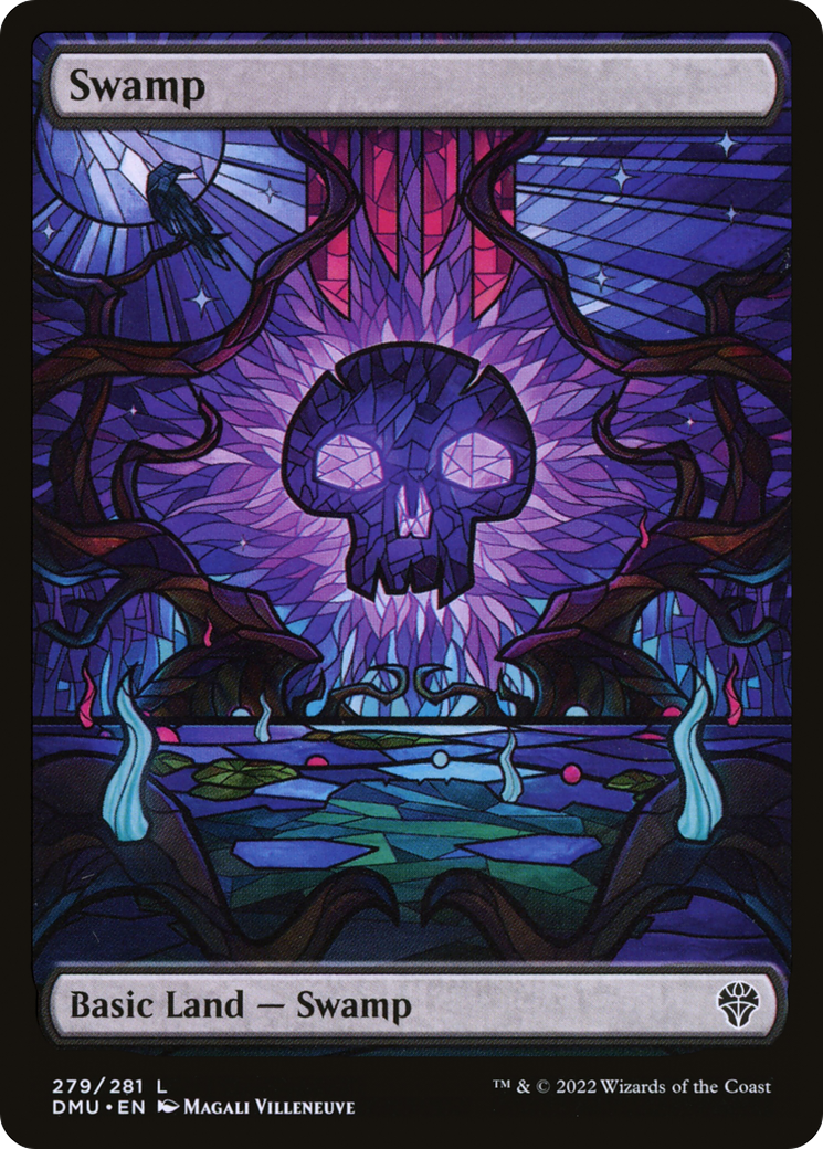 Swamp (Showcase) (DMU-279) [Dominaria United] Foil