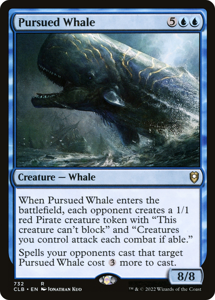 Pursued Whale (CLB-732) [Commander Legends: Battle for Baldur's Gate]