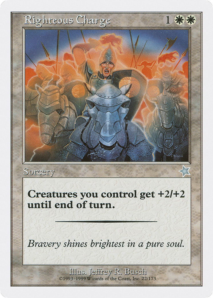Righteous Charge (S99-022) [Starter 1999]