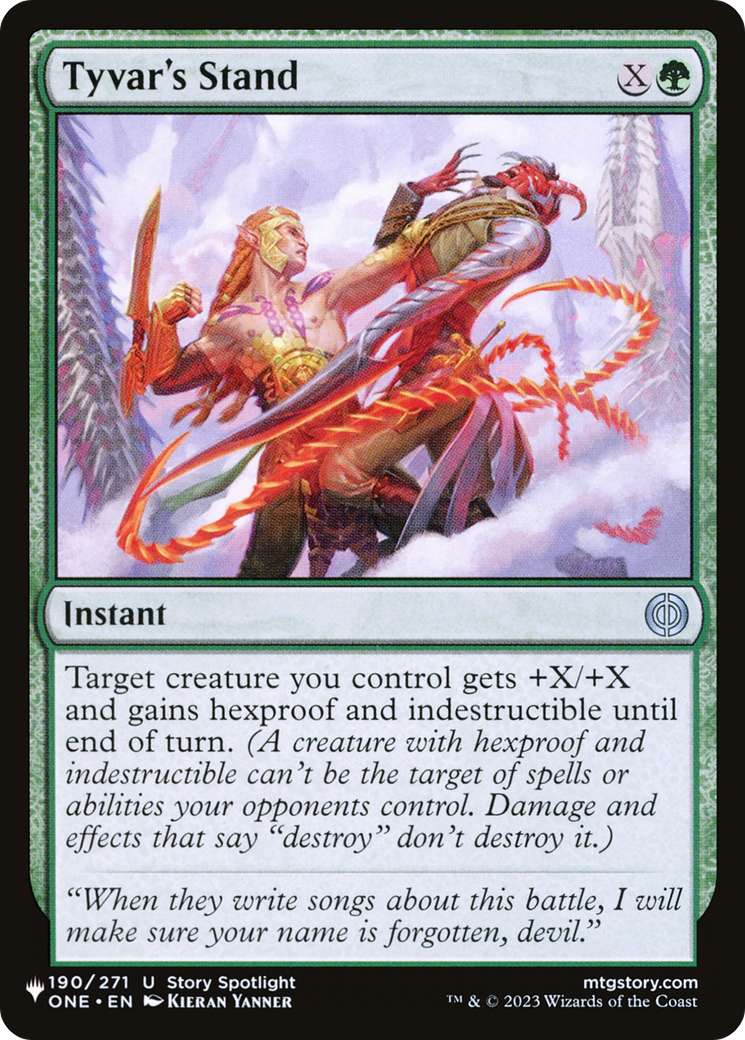 Tyvar's Stand (LIST-ONE-190) [The List]