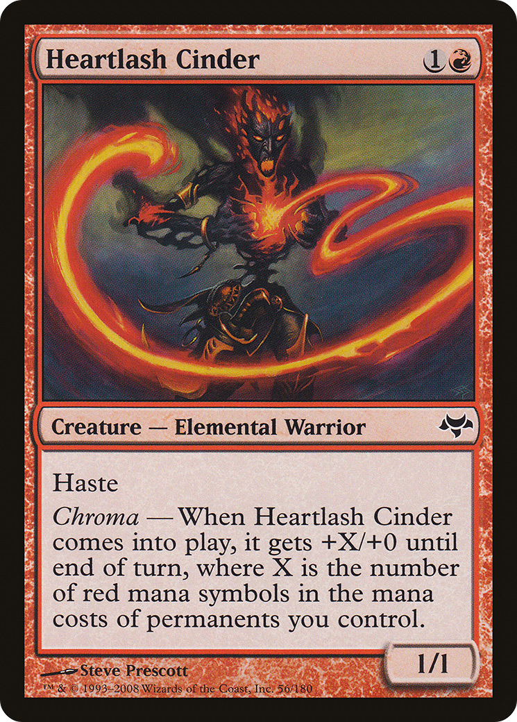 Heartlash Cinder (EVE-056) [Eventide] Foil