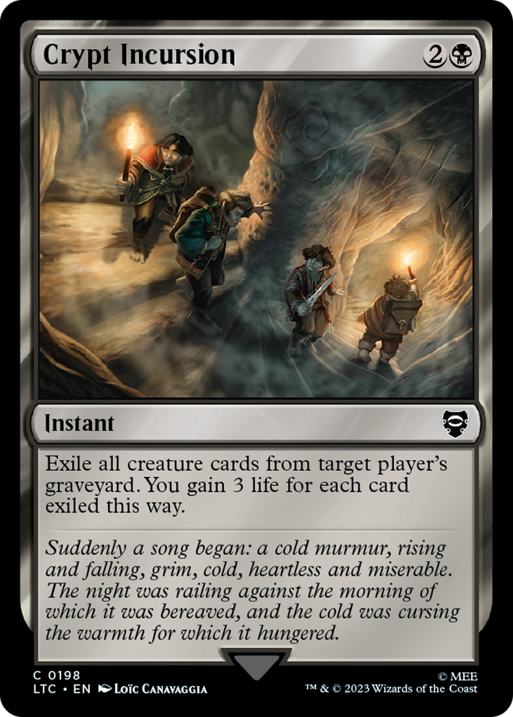 Crypt Incursion (LTC-198) [Tales of Middle-earth Commander]