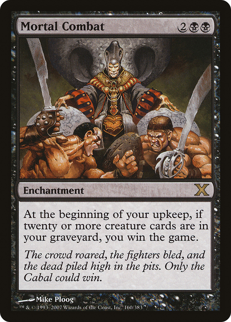 Mortal Combat (10E-160) [Tenth Edition] Foil