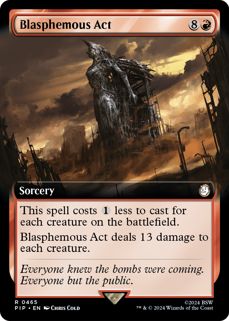 Blasphemous Act (Extended Art) (PIP-465) [Fallout]