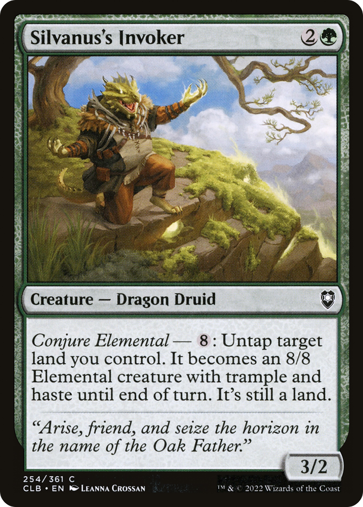 Silvanus's Invoker (CLB-254) [Commander Legends: Battle for Baldur's Gate] Foil