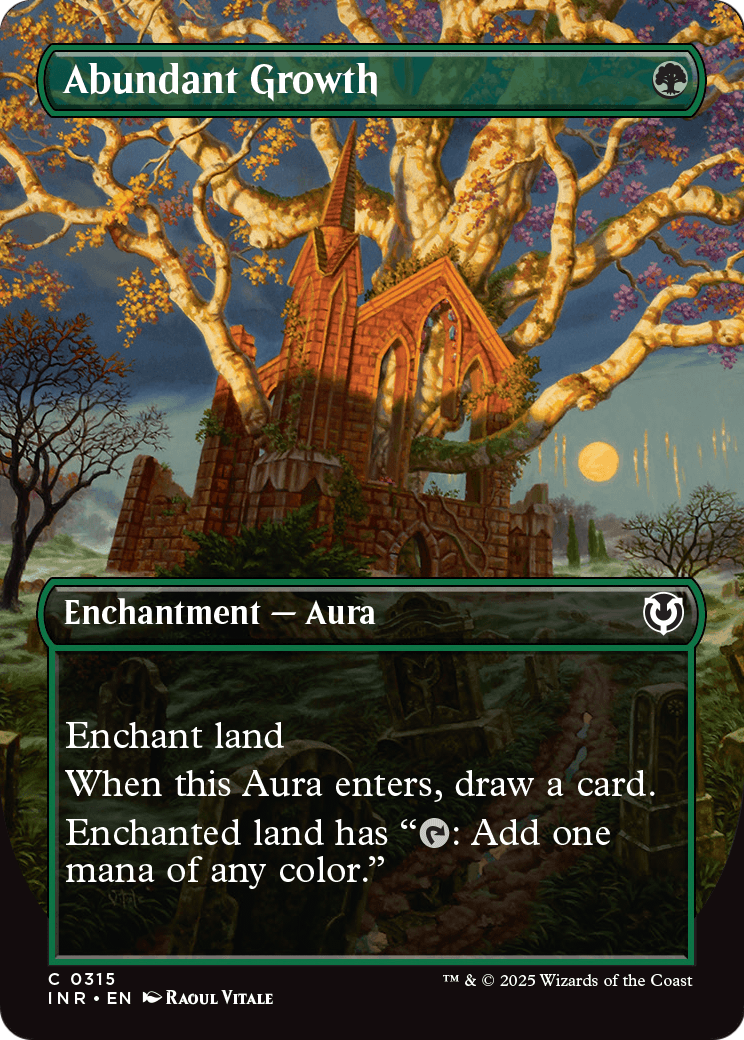 Abundant Growth (Borderless) (INR-315) [Innistrad Remastered]
