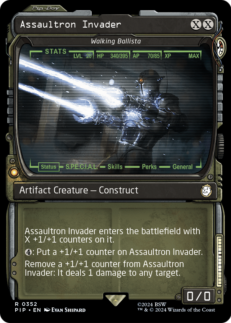 Assaultron Invader - Walking Ballista (Showcase) (PIP-352) [Fallout]