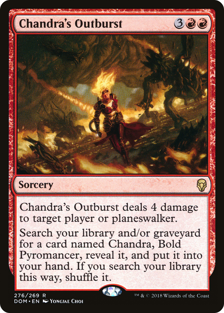 Chandra's Outburst (DOM-276) [Dominaria]