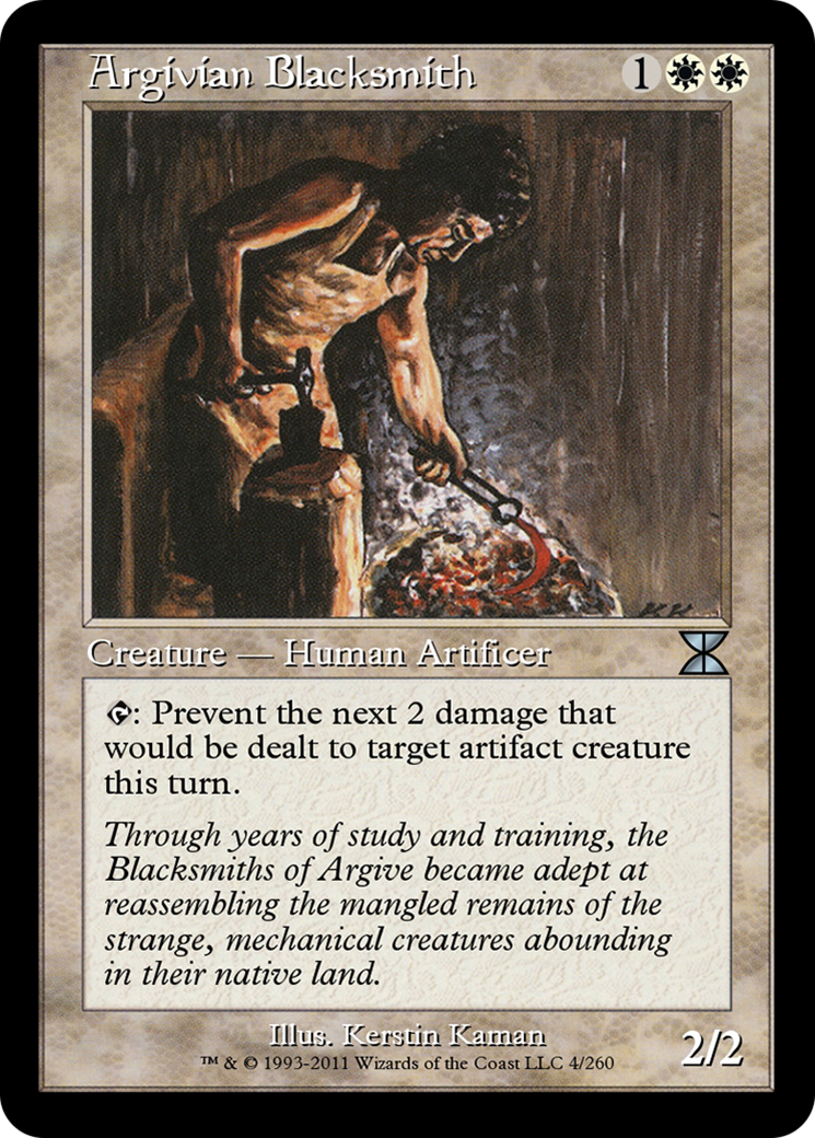 Argivian Blacksmith (ME4-004) [Masters Edition IV] Foil