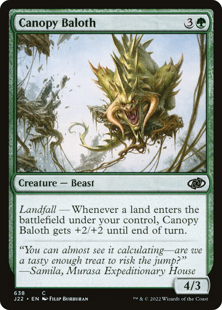 Canopy Baloth (J22-638) [Jumpstart 2022]