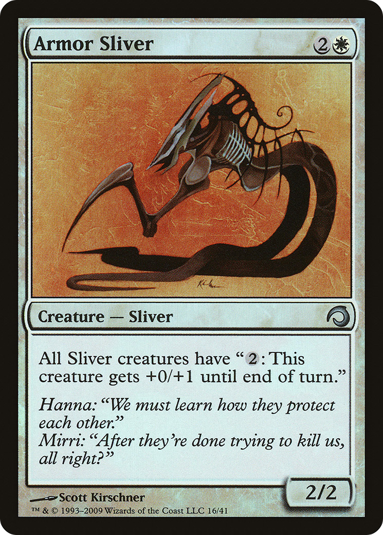 Armor Sliver (PDS-016) [Premium Deck Series: Slivers] Foil