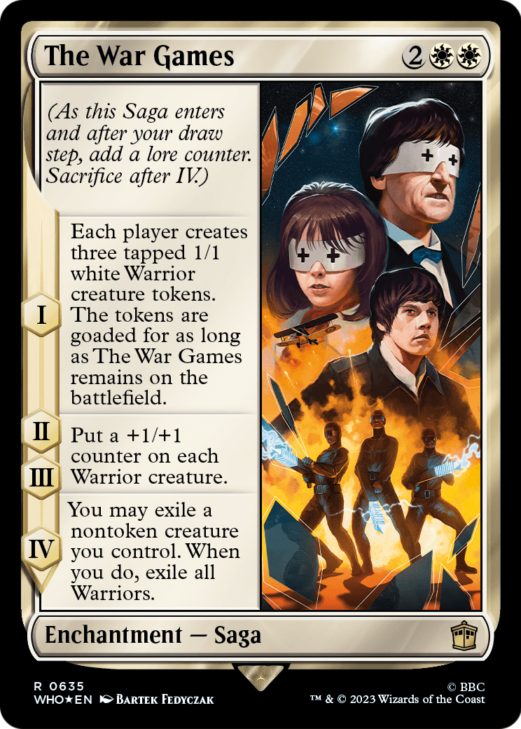 The War Games (Surge Foil) (WHO-635) [Doctor Who] Foil