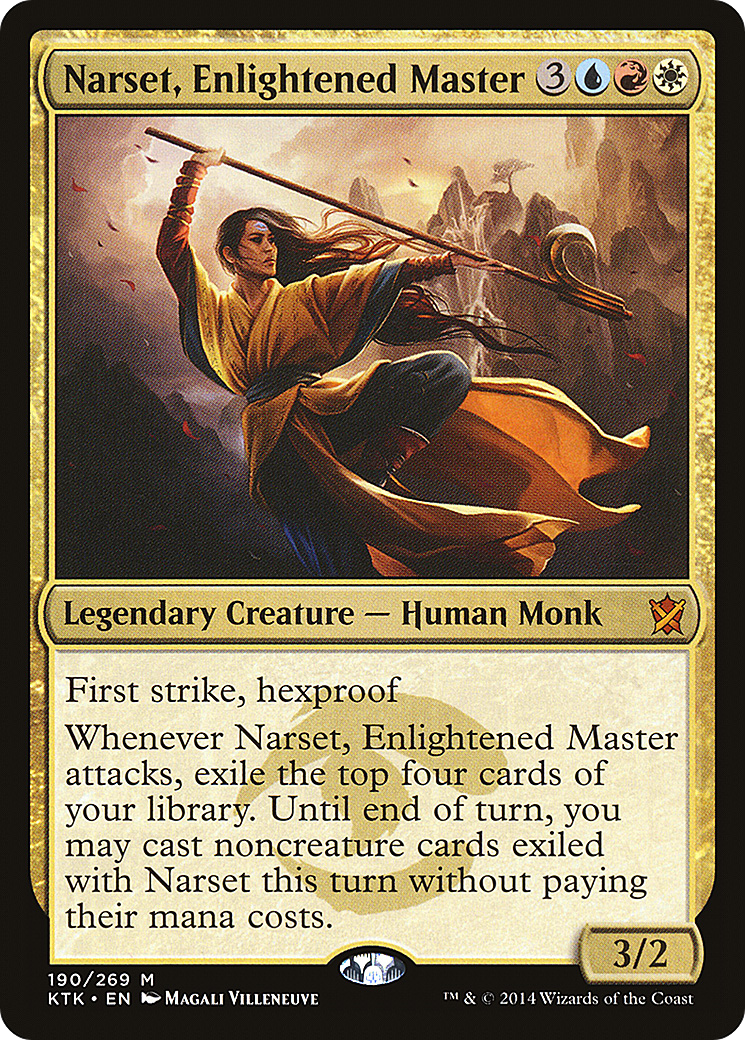 Narset, Enlightened Master (KTK-190) [Khans of Tarkir]