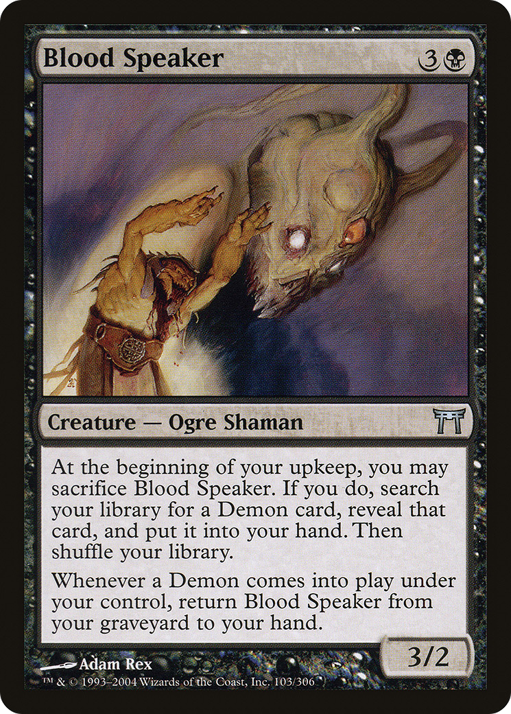 Blood Speaker (CHK-103) [Champions of Kamigawa]