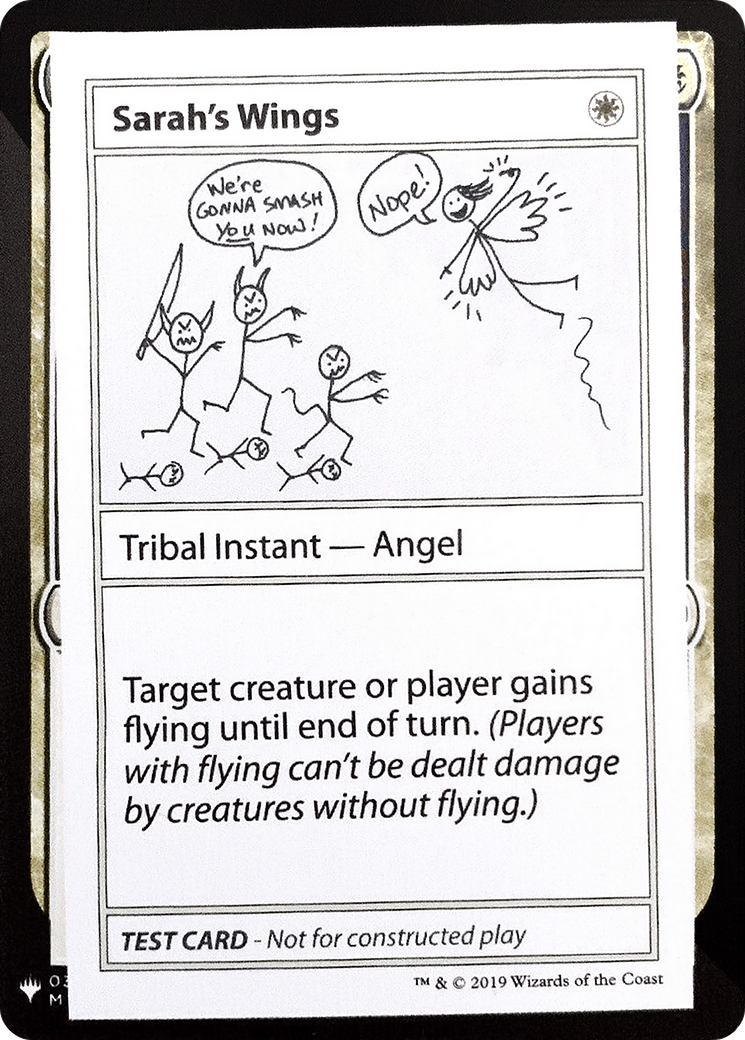 Sarah's Wings [Mystery Booster Playtest Cards 2019]