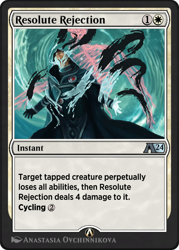 Resolute Rejection (YOTJ-002) [Alchemy: Outlaws of Thunder Junction]