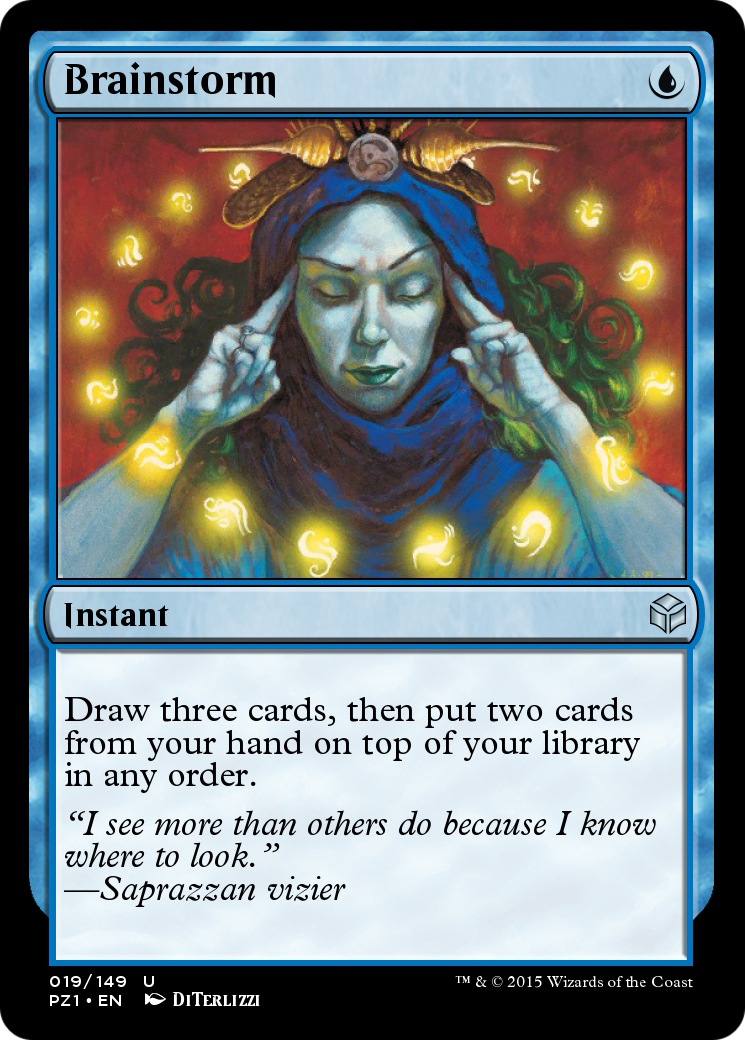 Brainstorm (PZ1-019) [Legendary Cube Prize Pack]