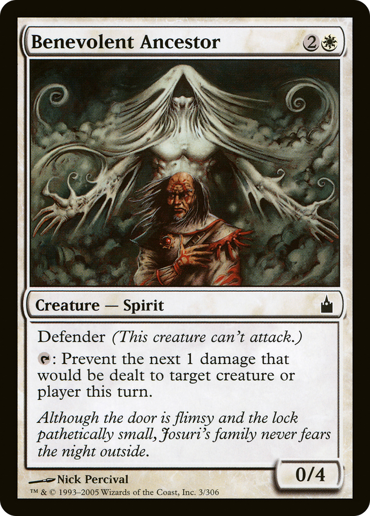 Benevolent Ancestor (RAV-003) [Ravnica: City of Guilds] Foil
