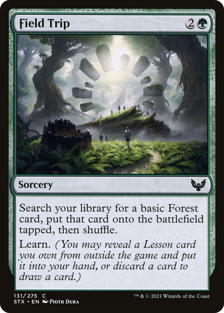 Field Trip (STX-131) [Strixhaven: School of Mages]
