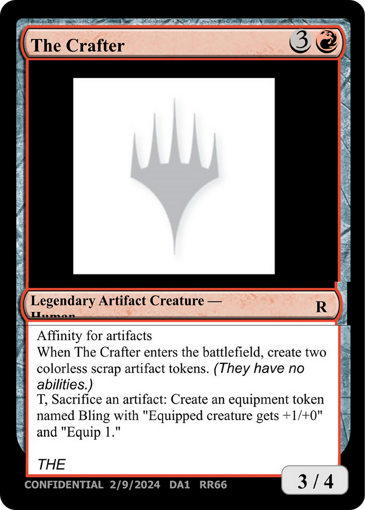 The Crafter (UNK-RR66) [Unknown Event]