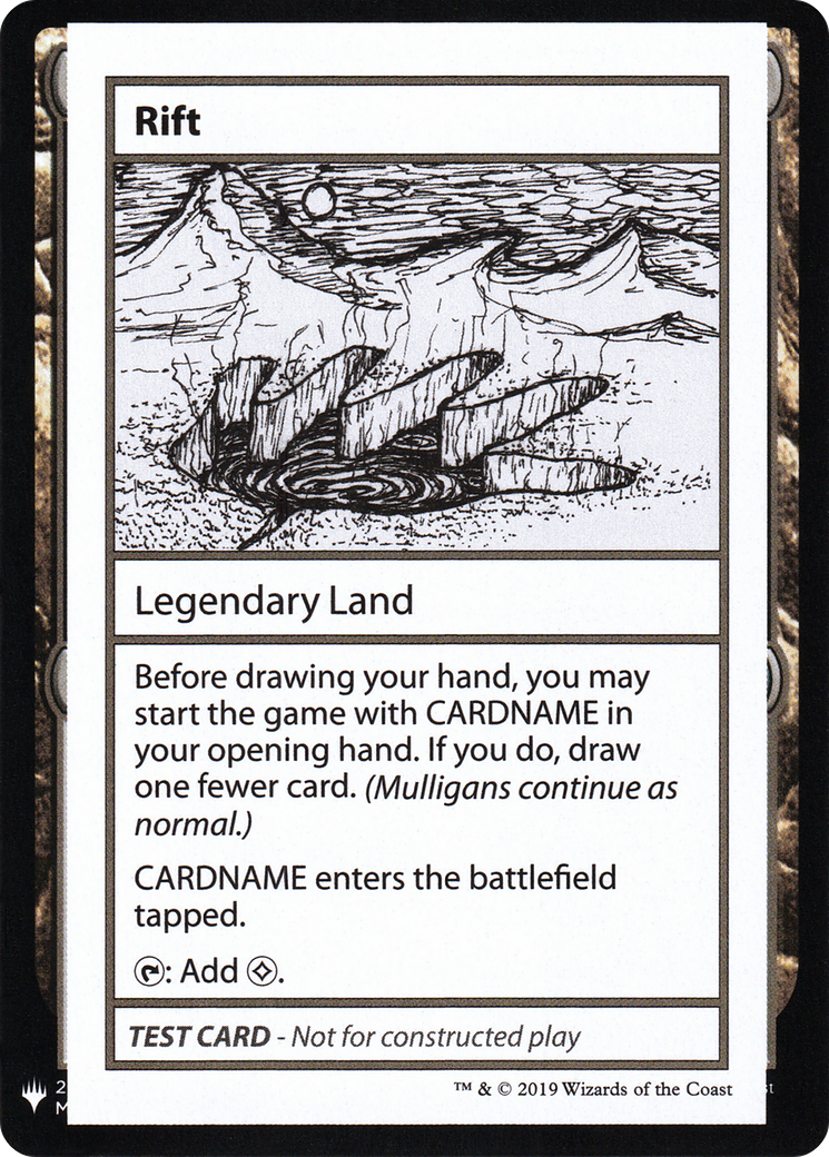 Rift [Mystery Booster Playtest Cards 2019]