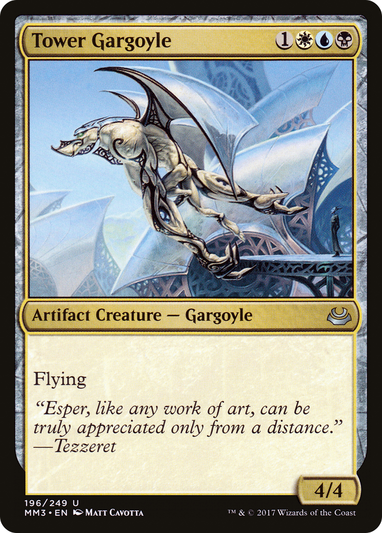 Tower Gargoyle (MM3-196) [Modern Masters 2017] Foil